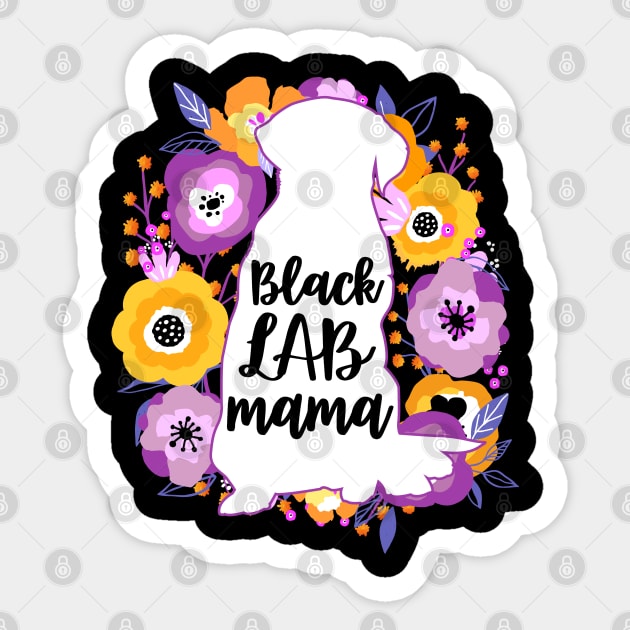 Labrador Mama Sticker by PrettyPittieShop